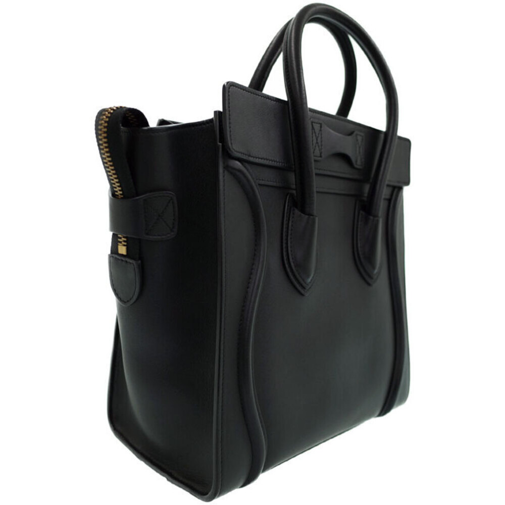 Celine Shopper Tote Luggage Logo Handbag - Picture 2 of 9